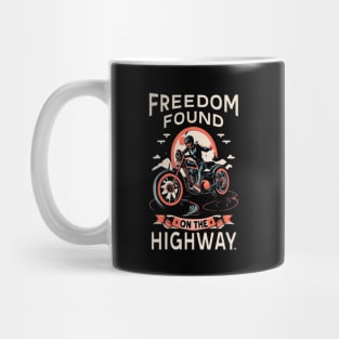 Freedom Found On The Highway Mug